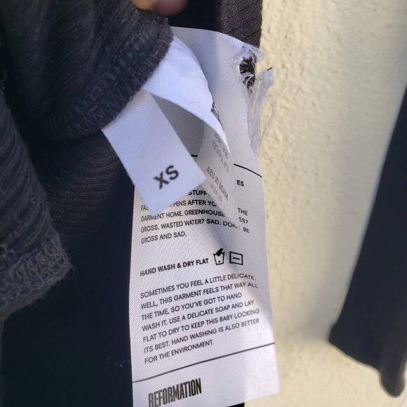 Reformation Ribbed Avalon Bodysuit - Picture 6 of 8